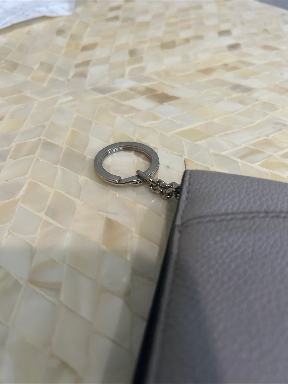 kate spade Gray Pebble Leather Bifold Wallet - Picture 4 of 11